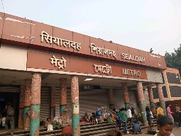 Shialda Metro Station.