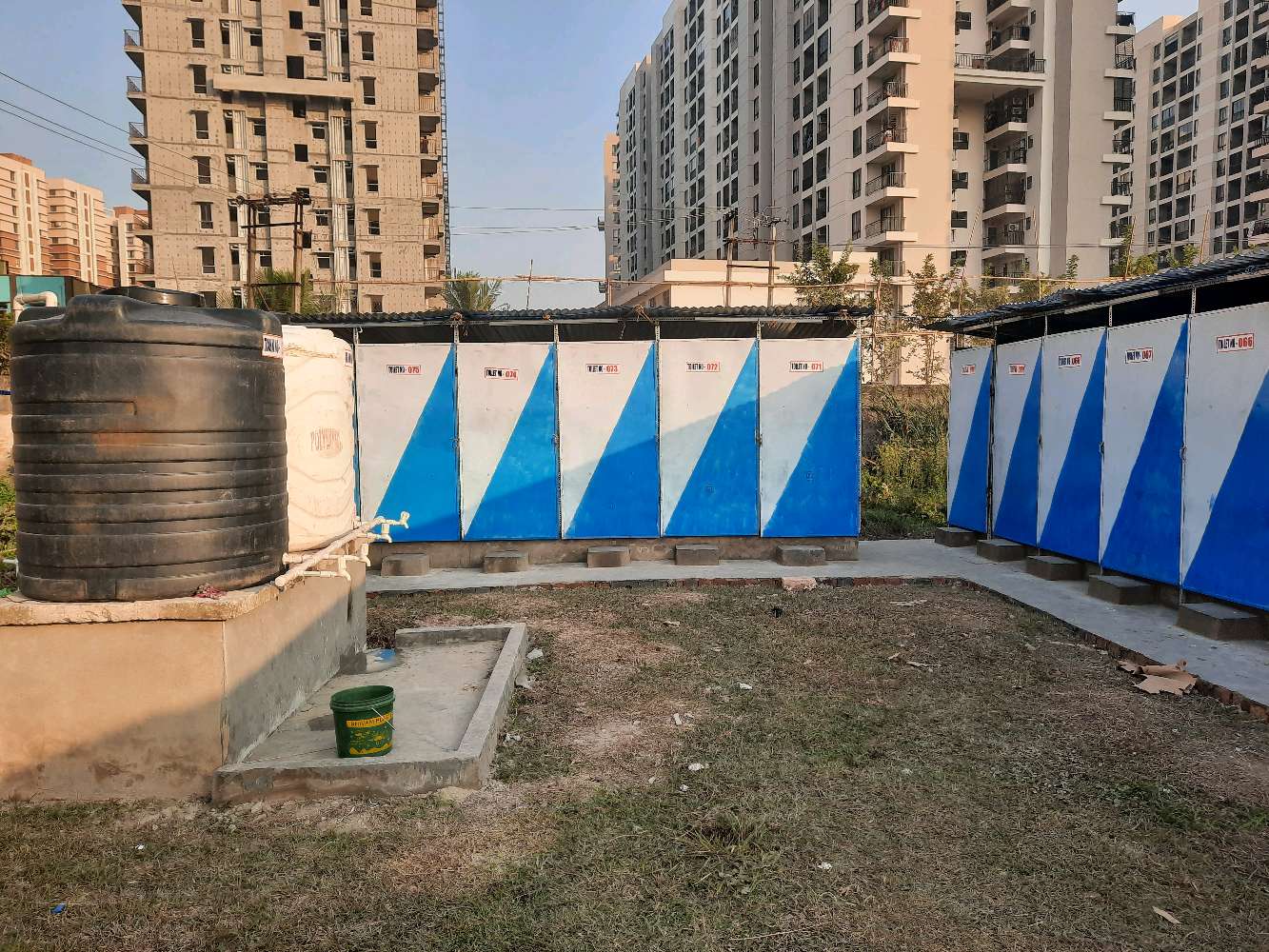 public toilet poilan buffer zone