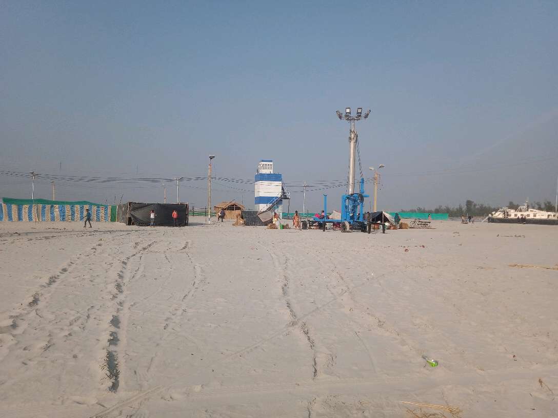 Temporary Bathing Ghat