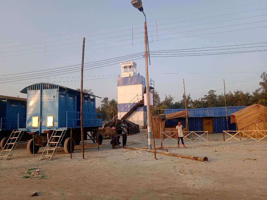 Temporary Bathing Ghat